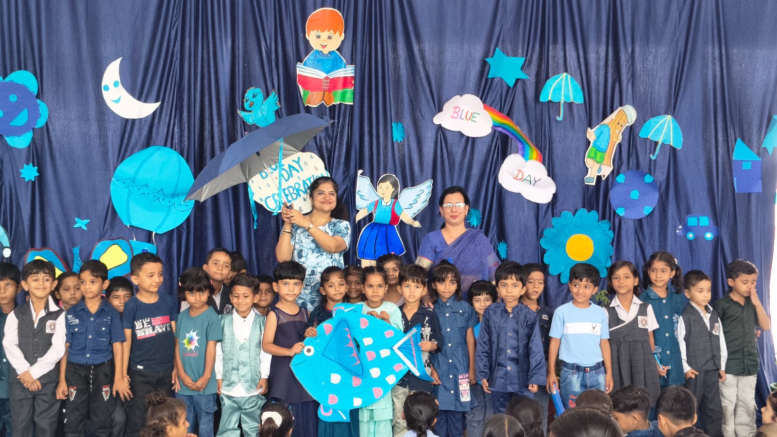 Blue day celebration